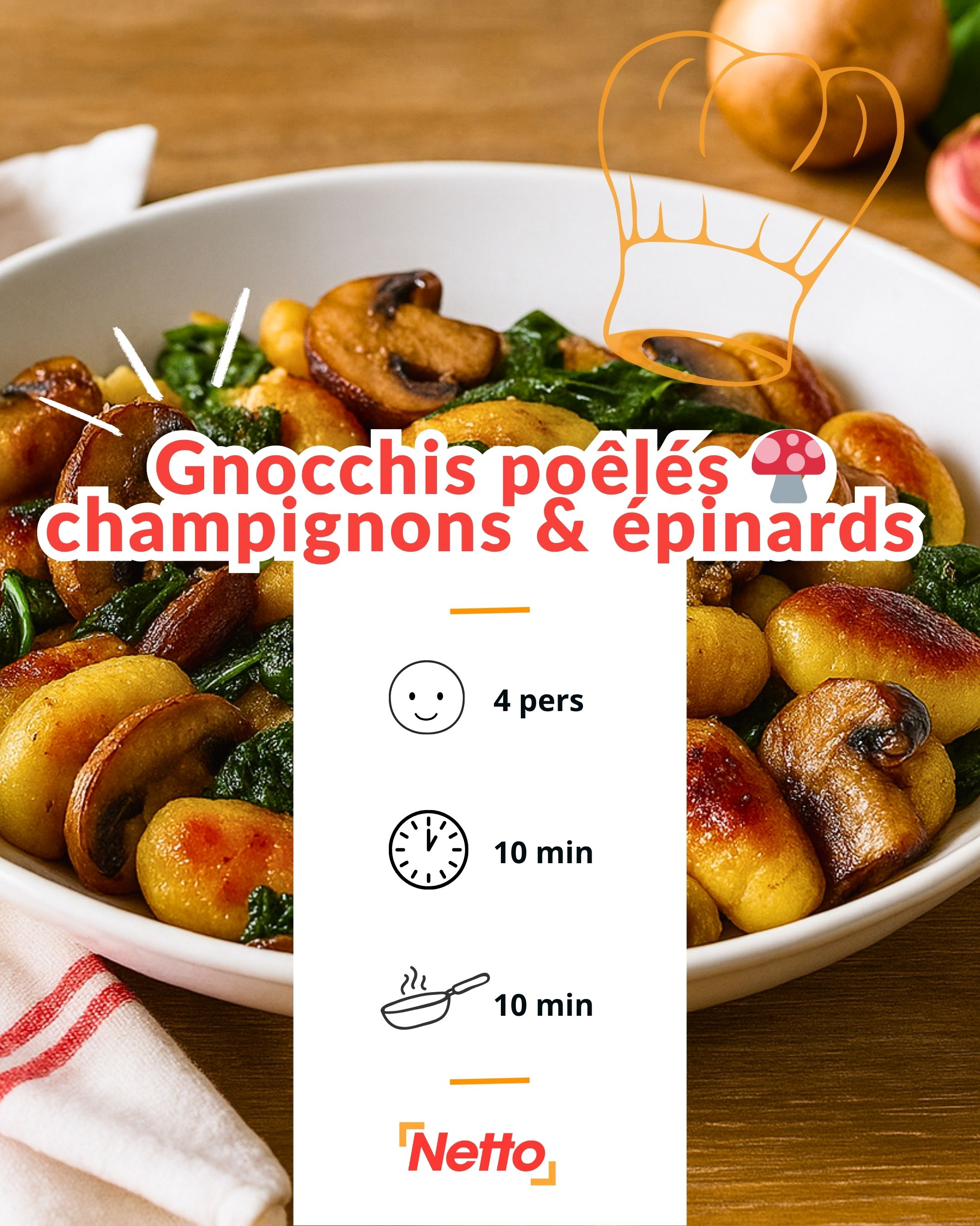 Recette NETTO — slide 1