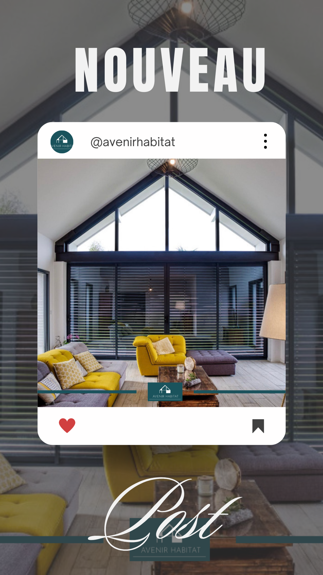Story — Annonce de nouveau post